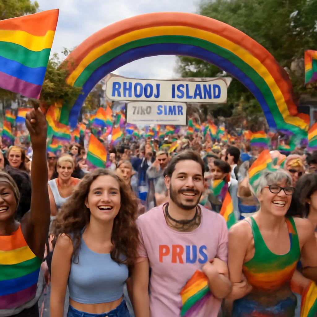 Mais de 100 mil pessoas transformam Providence numa festa iluminada de resistência LGBTQIA+