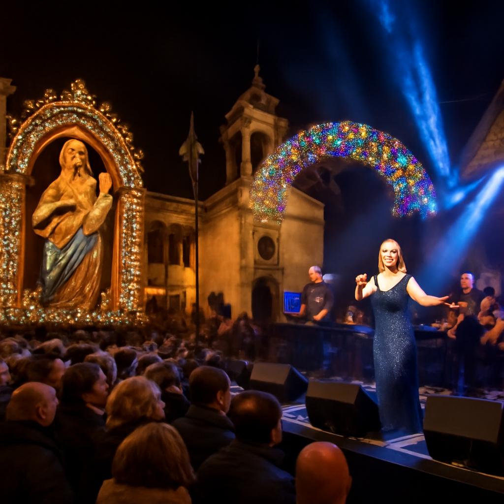 Festa da Madonna da Visitazione encanta com show “Tutti sognano Sanremo” 13 348ª edição da tradicional festa em Salice Salentino marca com música, emoção e talento local