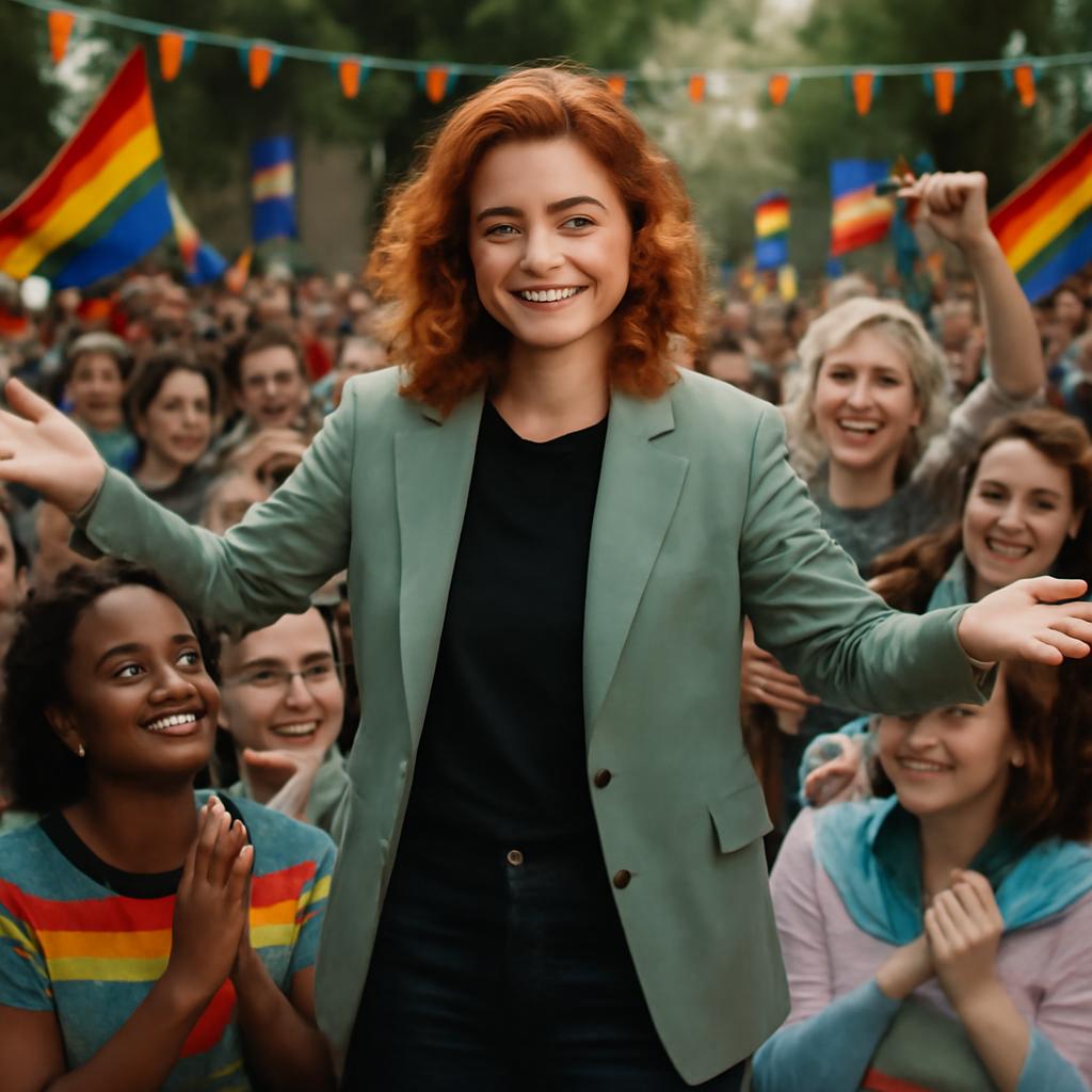 Apresentadora queer compartilha conselho poderoso para quem quer brilhar na mídia