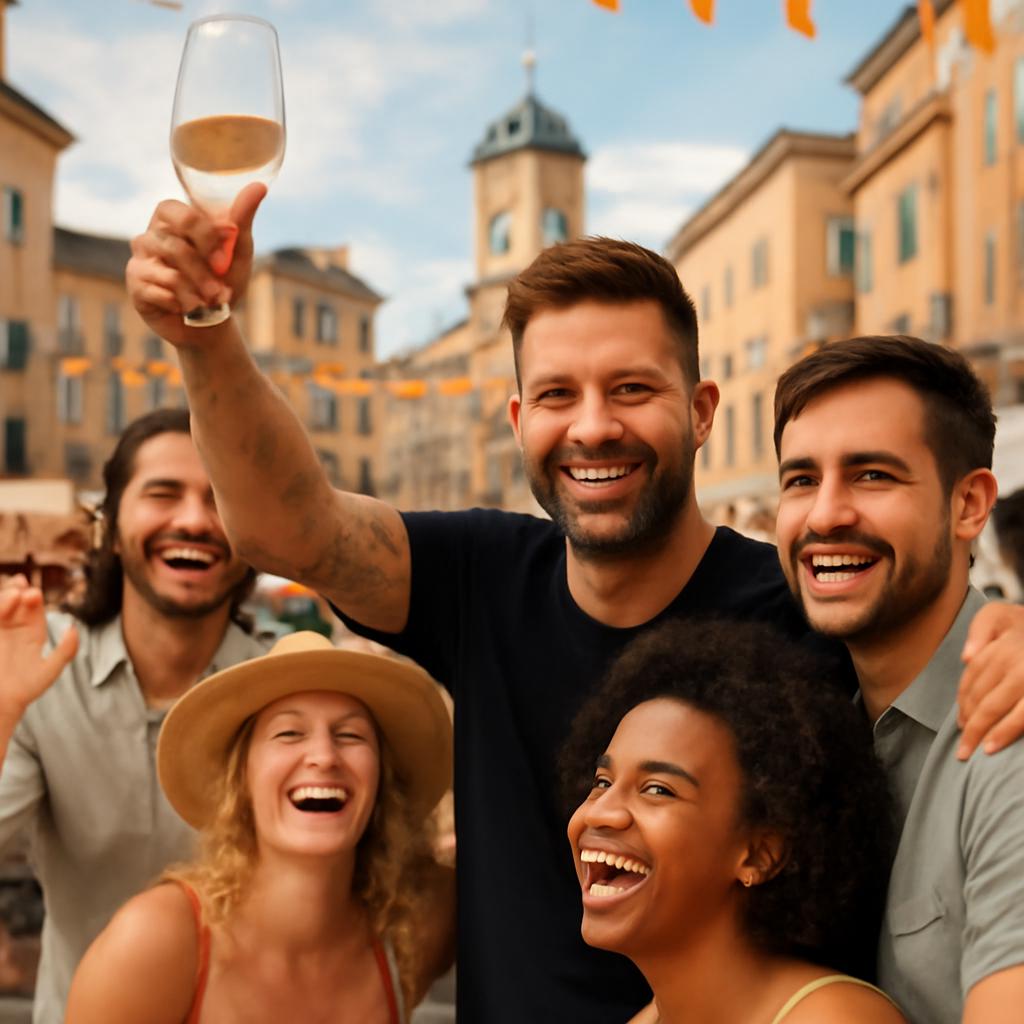 O ícone LGBTQIA+ aproveita Malta e Roma, compartilhando momentos inesquecíveis ao lado de celebridades e amigos