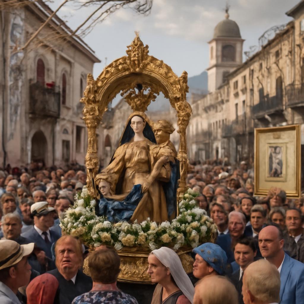 Celebração emocionante na paróquia de Marcianofreddo marca o amor e a devoção à Madonna do Carmo