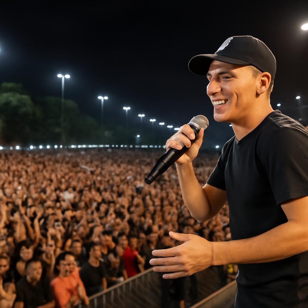 Fenômeno do forró romântico se apresenta com abertura de Gabriel Chiad em evento cultural gratuito