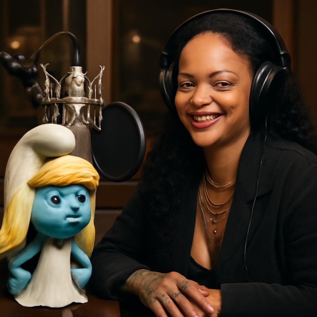 A diva é produtora, cantora e estrela da animação que ressignifica Smurfette com autenticidade e atitude