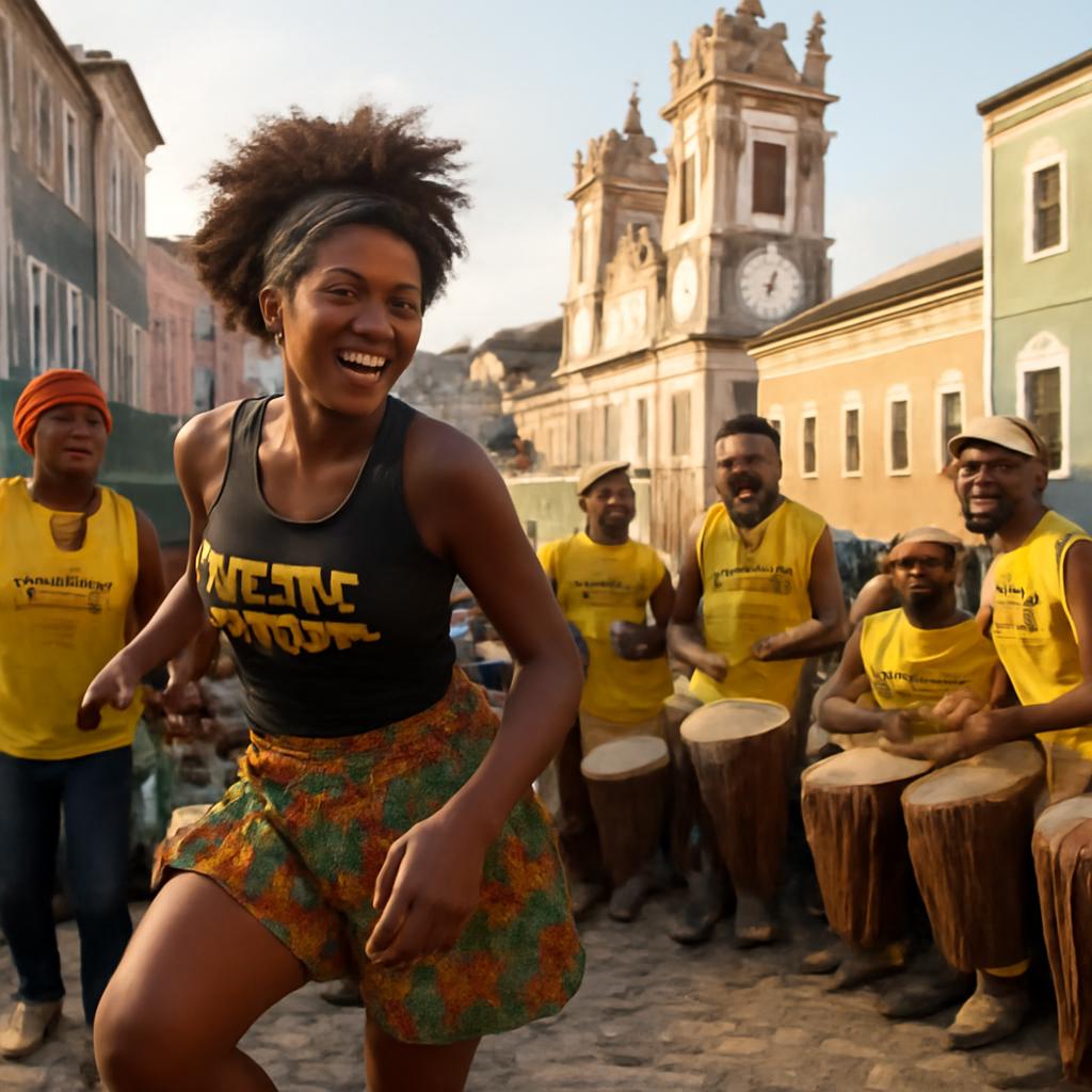 Escola Olodum promove amostra cultural com dança afro e percussão, fortalecendo a arte negra em Salvador