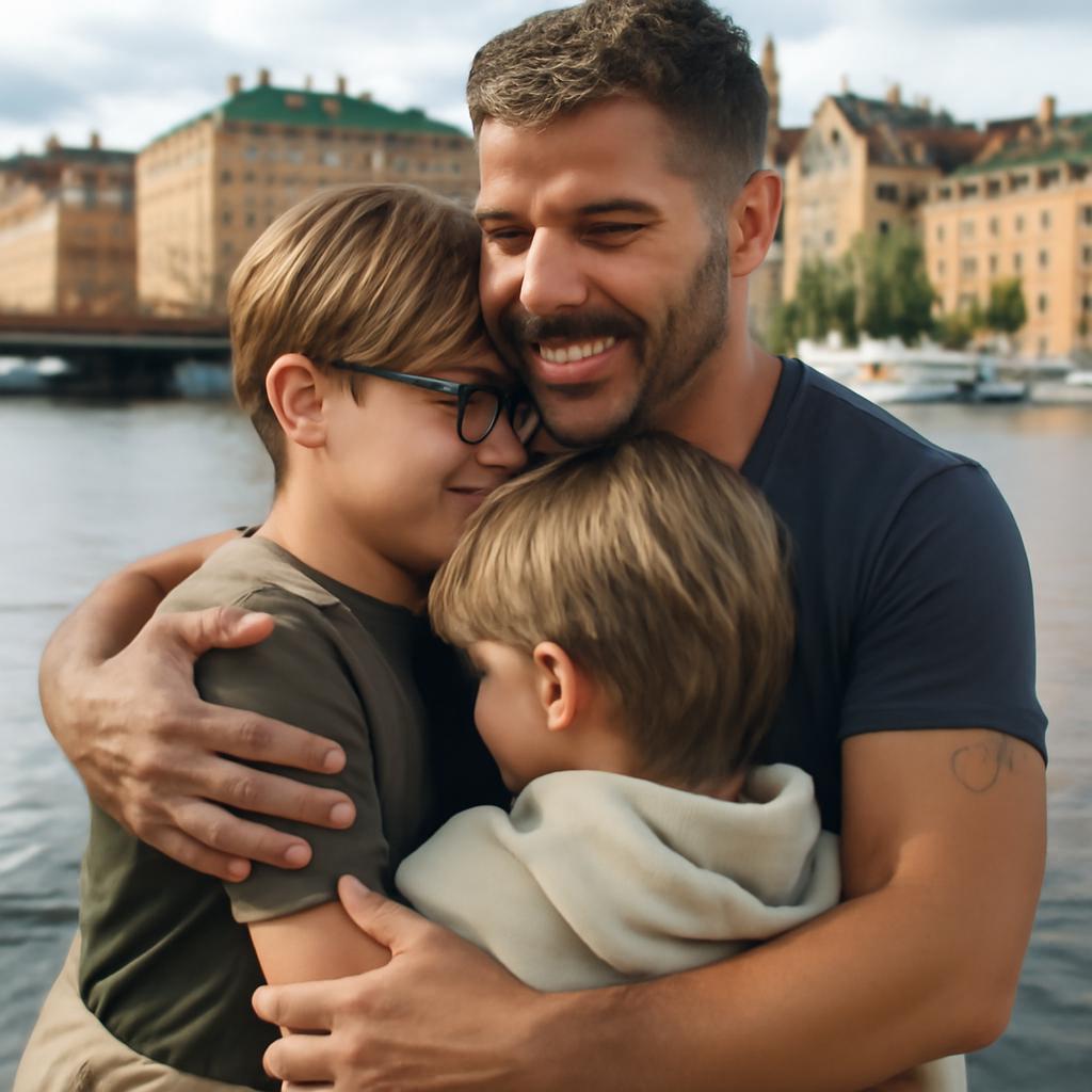 Cantor compartilha momentos emocionantes com os filhos e celebra a paternidade LGBTQIA+ com Jwan Yosef