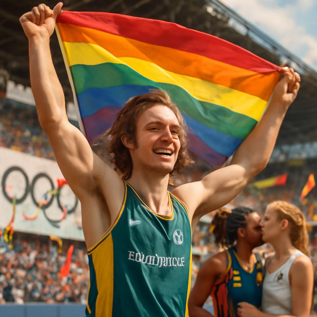 Atleta abertamente gay emociona ao mostrar seu amor em momento histórico para o esporte na Paris 2024