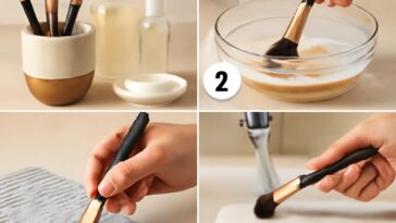Aprenda a higienizar seus pincéis e evitar alergias, fungos e irritações na pele, cuidando da sua beleza com segurança
