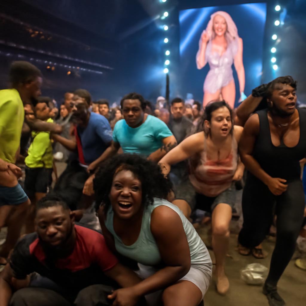 Grito de criança assustada por inseto desencadeia correria após show da diva no Mercedes-Benz Stadium