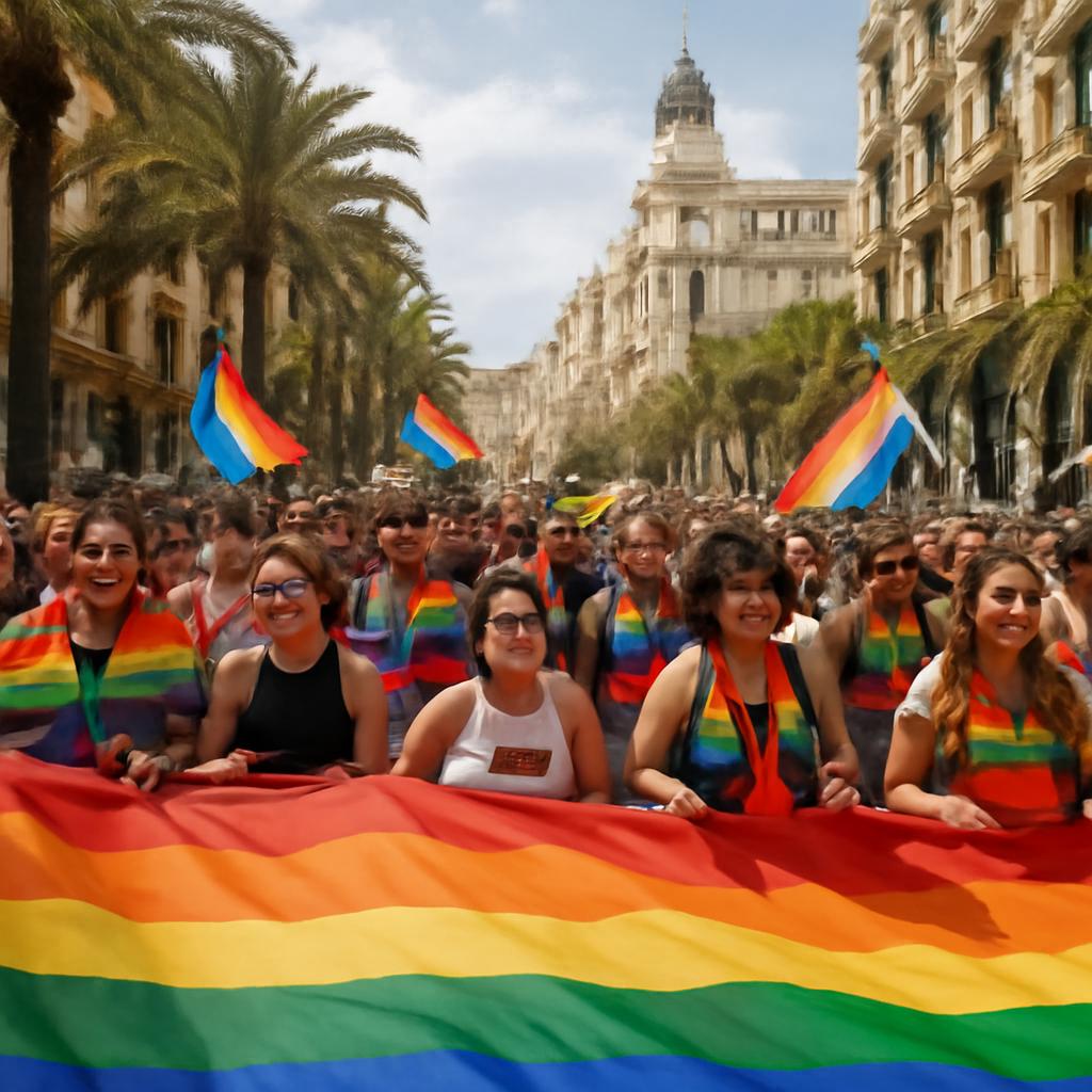 Mais de 20 mil pessoas celebram o orgulho e a luta LGBTQ+ nas ruas de Alicante, Espanha