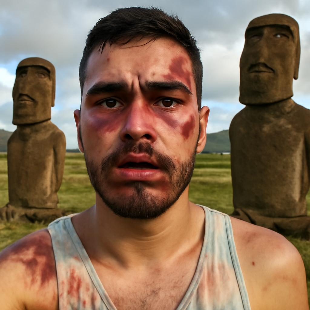 Influencer de moda sofre ameaças de morte e insultos homofóbicos durante visita à Ilha de Páscoa