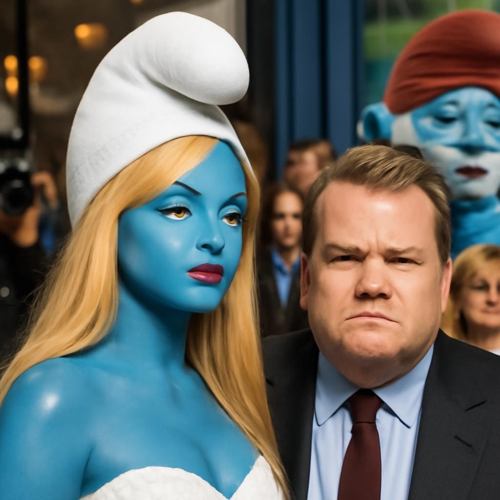 Animação tenta reviver Smurfs com Rihanna, mas tropeça na presença apagada de James Corden