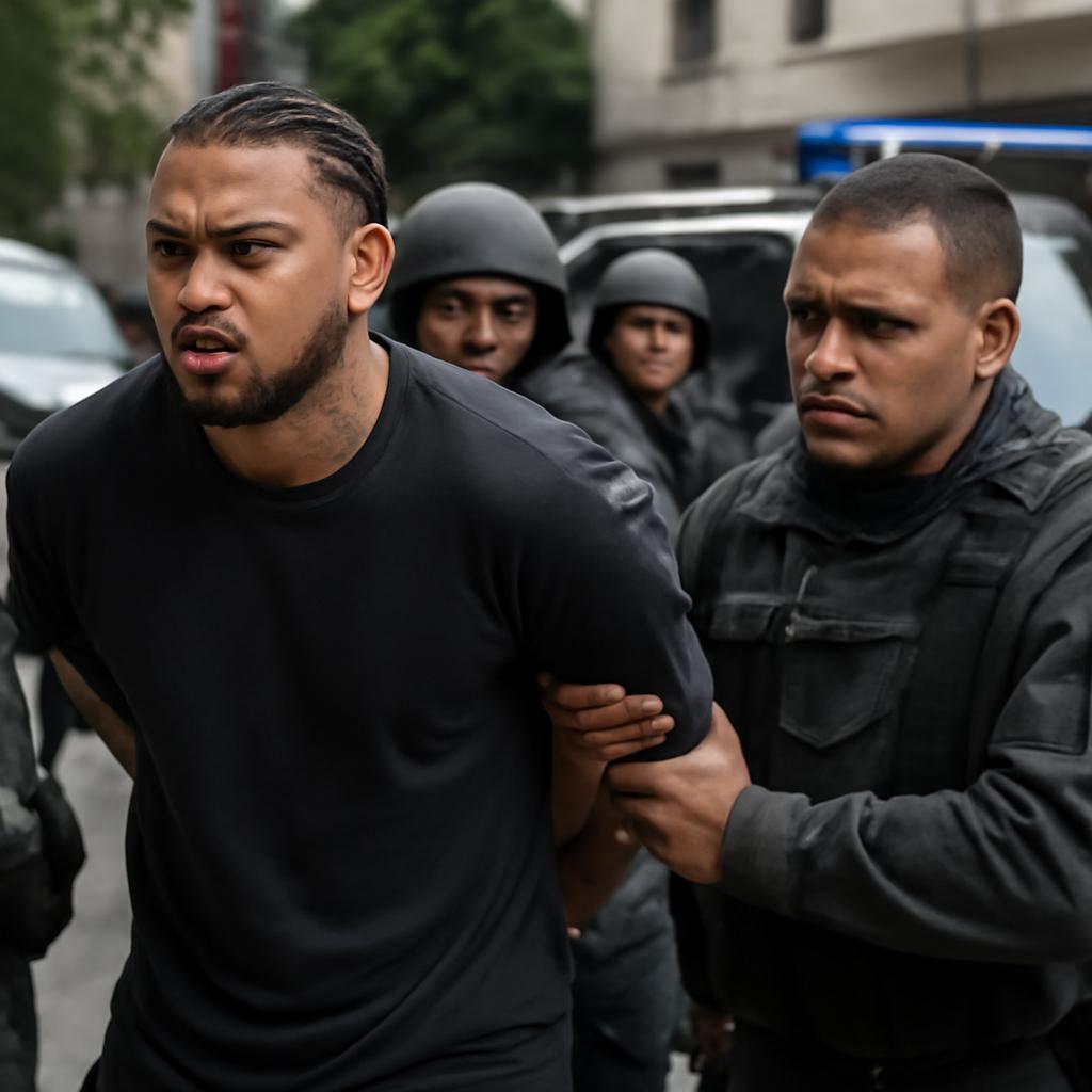 Artista enfrenta audiência de custódia e é acusado por envolvimento com facção criminosa e agressão a agentes