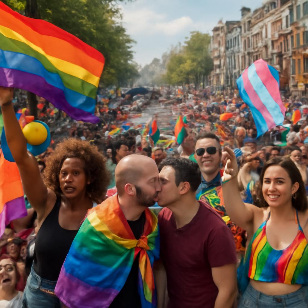Marcha em Amsterdam destaca a importância da resistência e dos direitos LGBTQIA+ em meio a ameaças globais