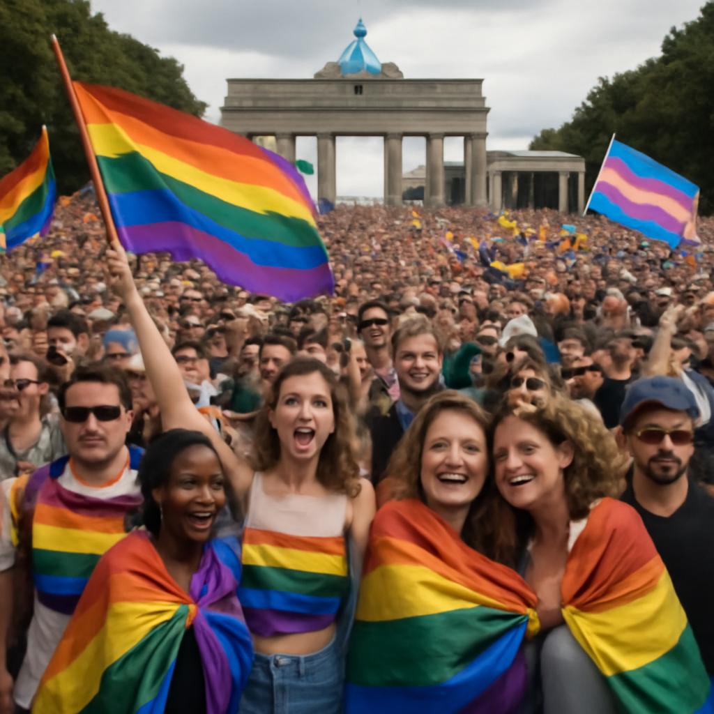 Milhares marcham em Berlim, Alemanha, clamando por direitos LGBTQIA+ e contra ataques homofóbicos