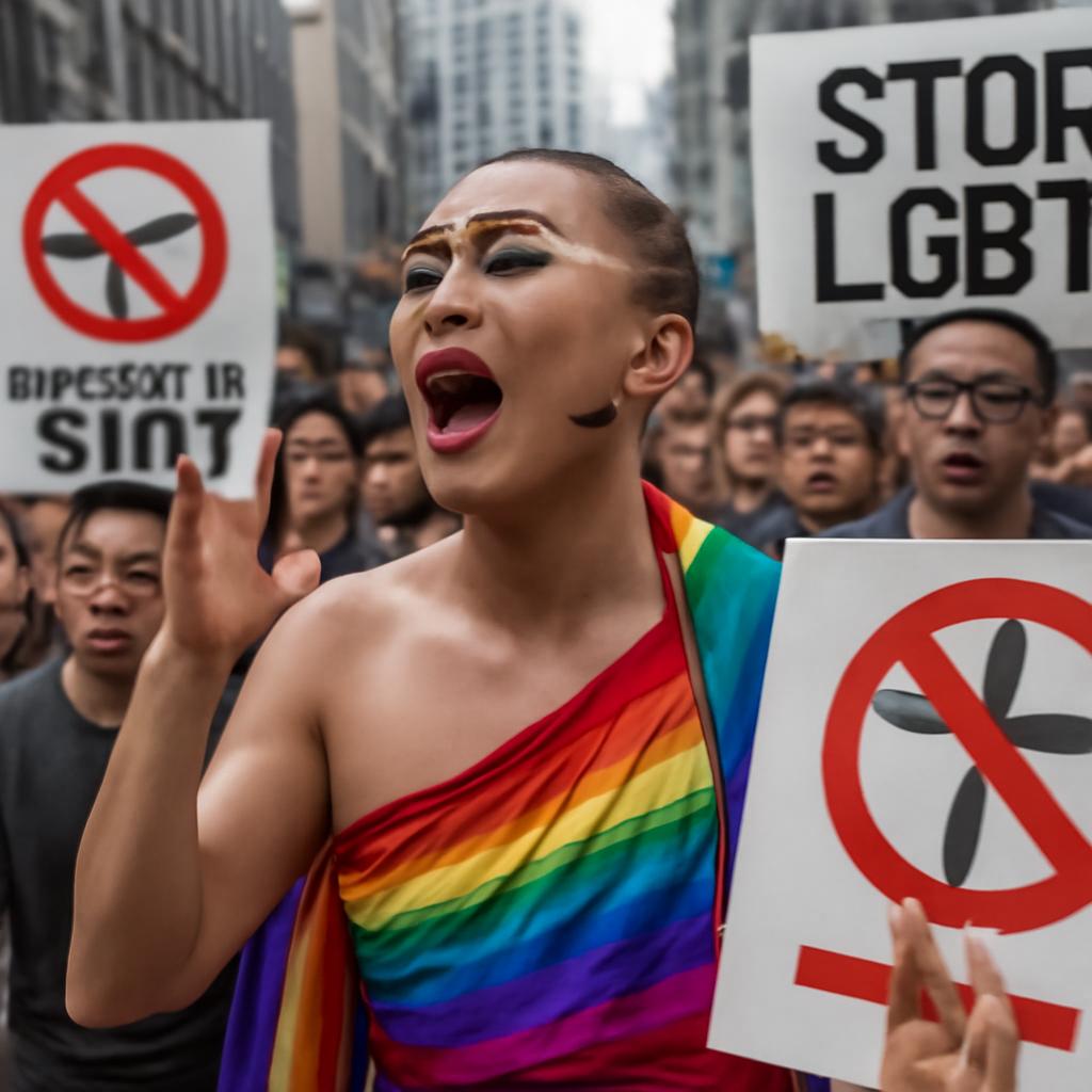 Holok Chen usa arte para enfrentar preconceitos de legisladores e defender direitos da população LGBTQIA+