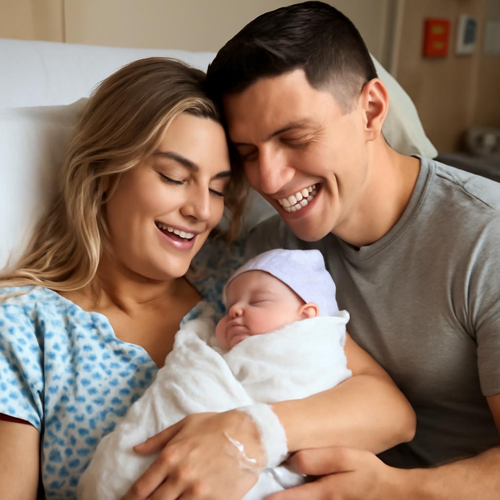 Casal compartilha a chegada da primeira filha com emoção e fotos exclusivas