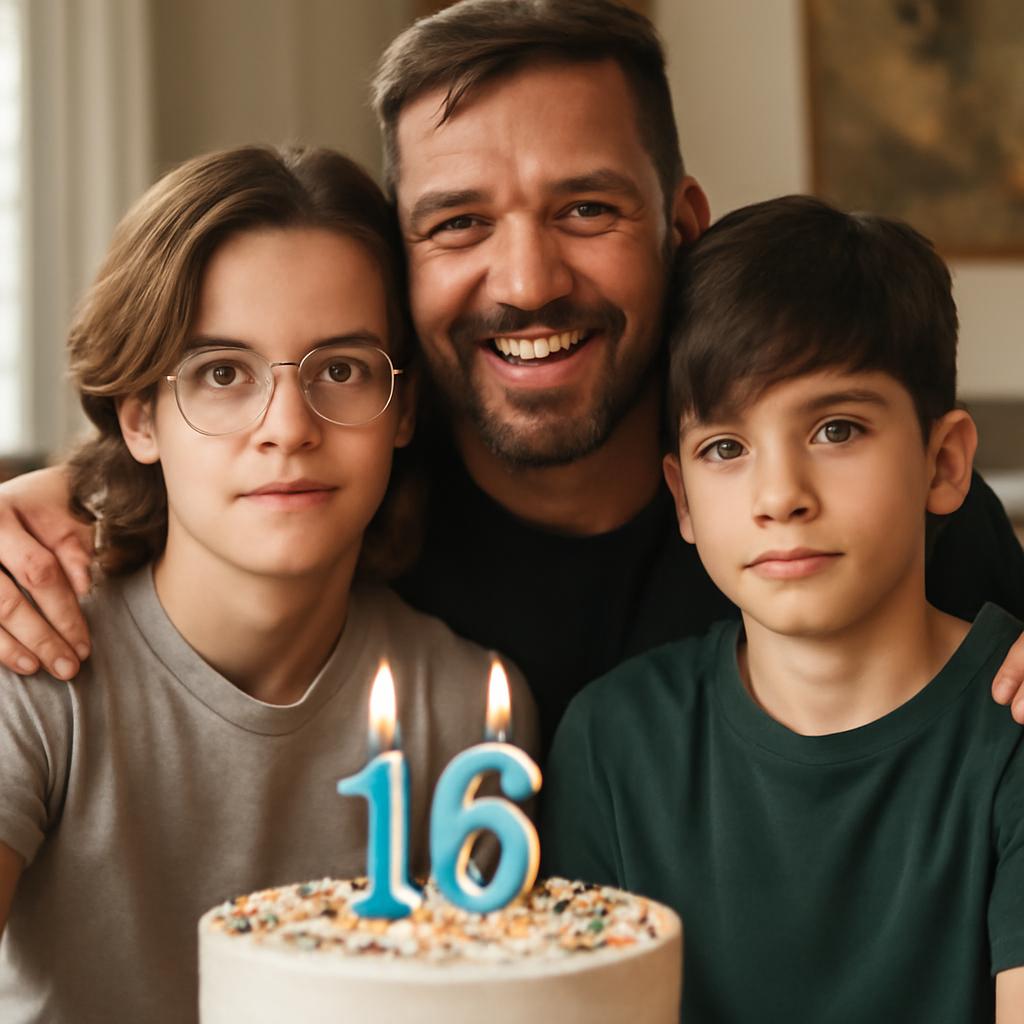 O ícone pop mostra como Matteo e Valentino cresceram e reafirma a importância da paternidade LGBTQIA+