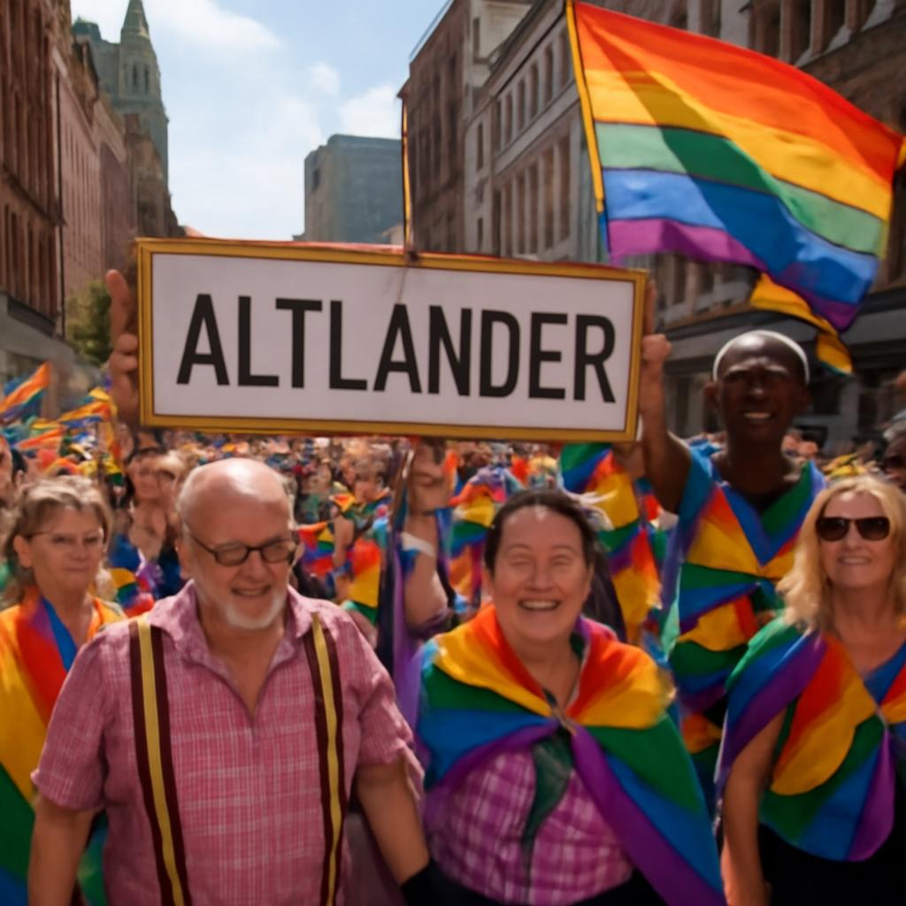 Samtgemeinde Lühe marca presença no Christopher Street Day com mensagem política e apoio vibrante