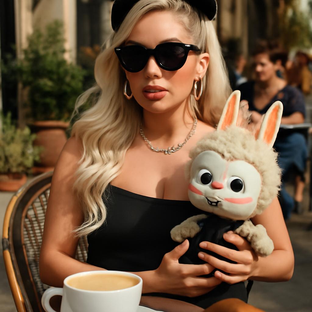 Artista exibe amuleto customizado do icônico Labubu, símbolo pop que conquista fãs LGBTQIA+