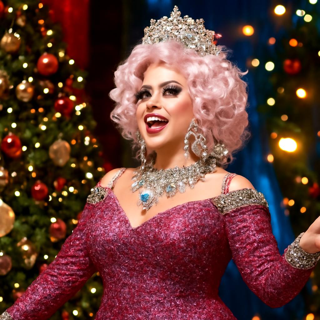 A estrela de RuPaul’s Drag Race traz brilho, emoção e diversão para a turnê natalina que celebra a diversidade LGBTQIA+