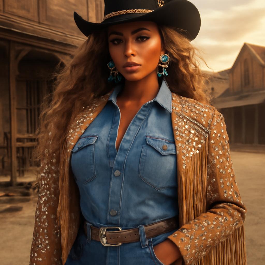 A diva reinventa o clássico jeans Levi’s com poder, brilho e atitude no encerramento da campanha REIIMAGINE