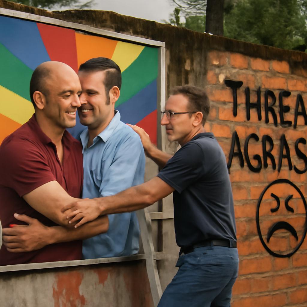 Ativista e professor é alvo de ataques violentos nas redes sociais após crítica a ex-presidente em outdoor