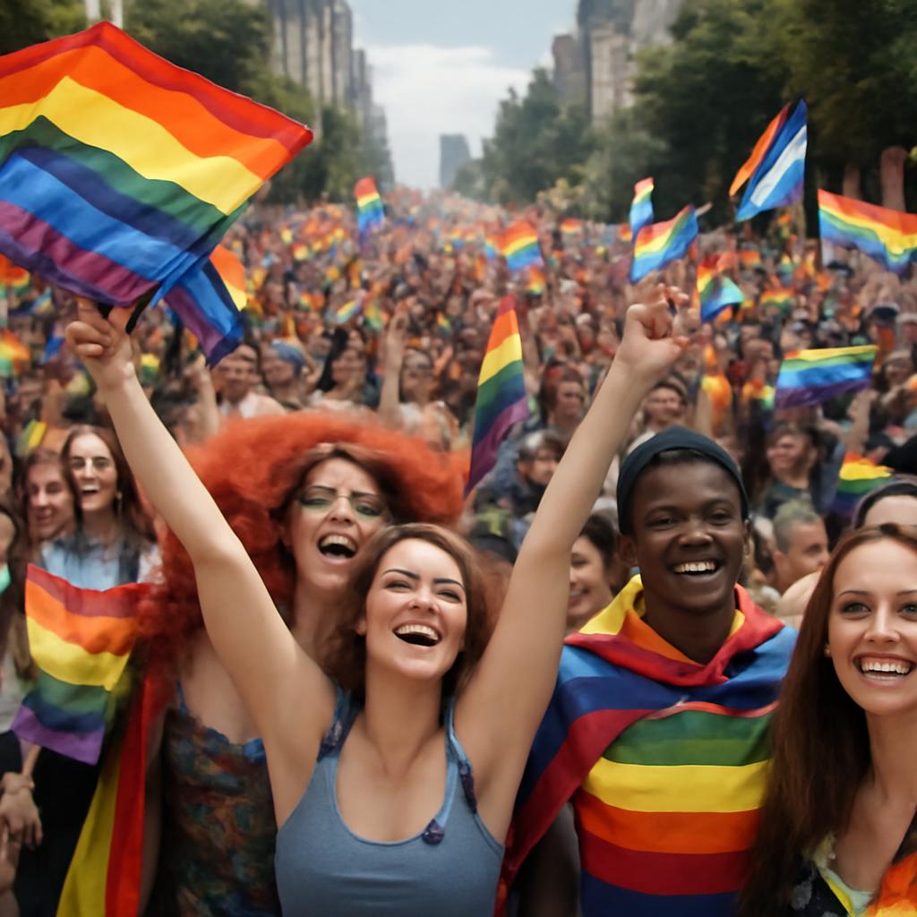 Evento emocionante fortalece visibilidade e direitos da comunidade LGBTQIA+ com energia e inclusão