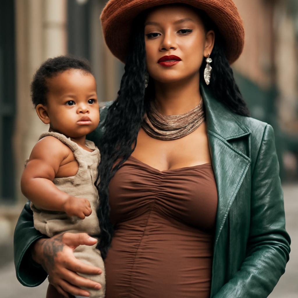 A cantora brilha ao exibir o baby bump em looks que exaltam a beleza e a força do corpo gestante