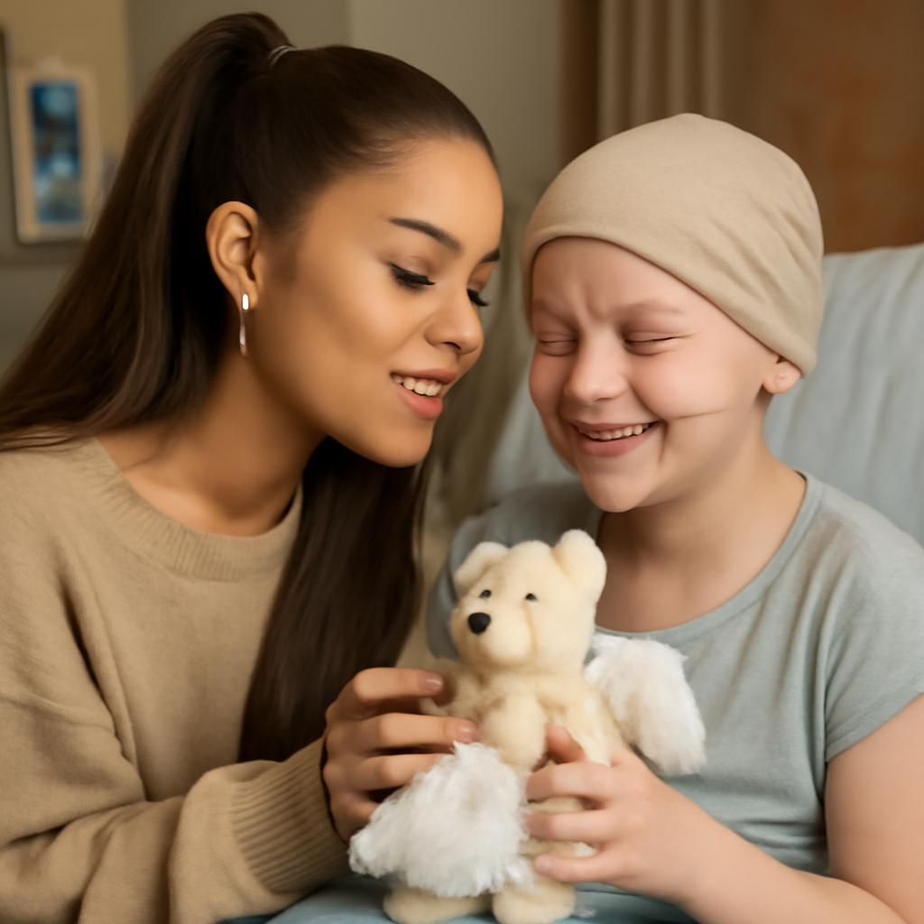 Cantora envia surpresa inspirada em 'Wicked' para influenciadora de 9 anos enfrentando câncer avançado