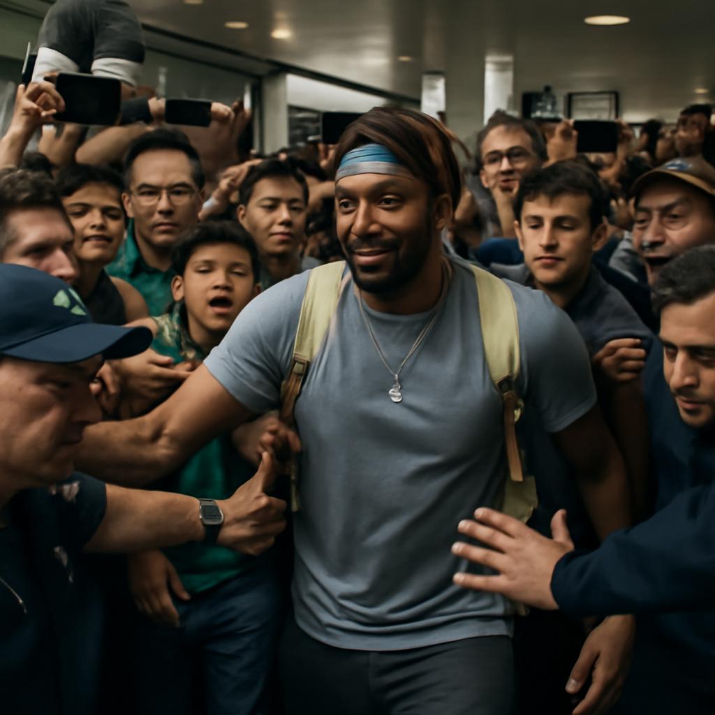 Novo reforço do América vive momentos de emoção e confusão na recepção da torcida azulcrema na Cidade do México