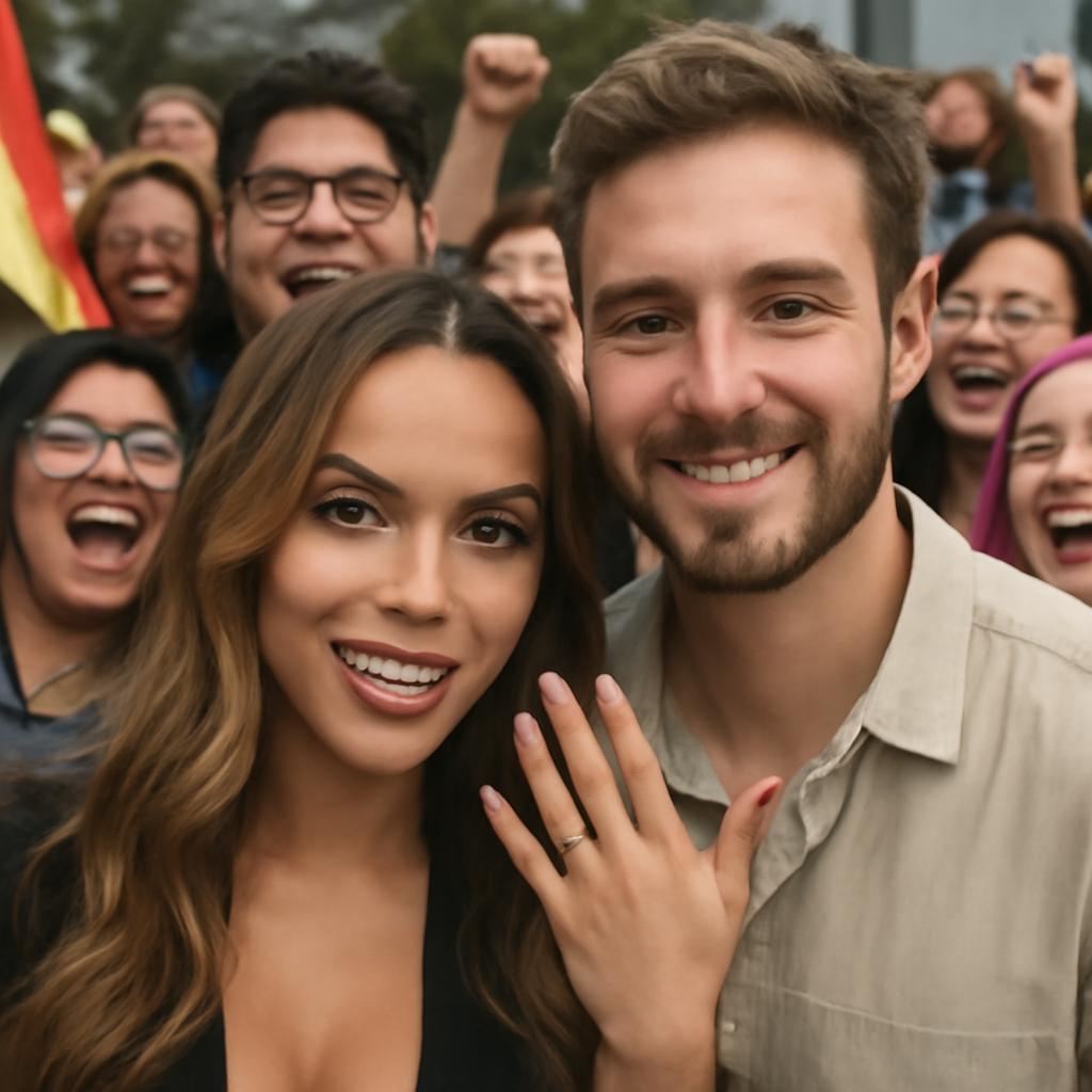 J Balvin provoca especulações ao mostrar anel de Anitta e parabenizar o casal, deixando mistério no ar