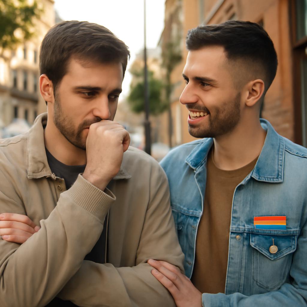 Amizade e sigilo: como lidar com um amigo gay fora do armário 12 Entenda os desafios de equilibrar a autenticidade e o respeito em relações LGBTQIA+ discretas