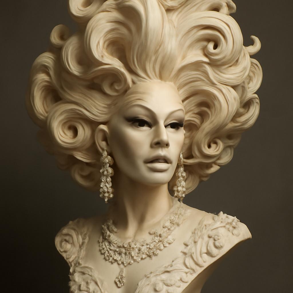 Laura Plad transforma paixão pelo drag em arte vibrante e cheia de brilho em Provincetown, EUA