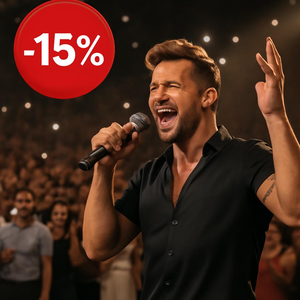 Exclusivo para assinantes Claro: desconto especial para o concerto inaugural do Claro Arena com Ricky Martin