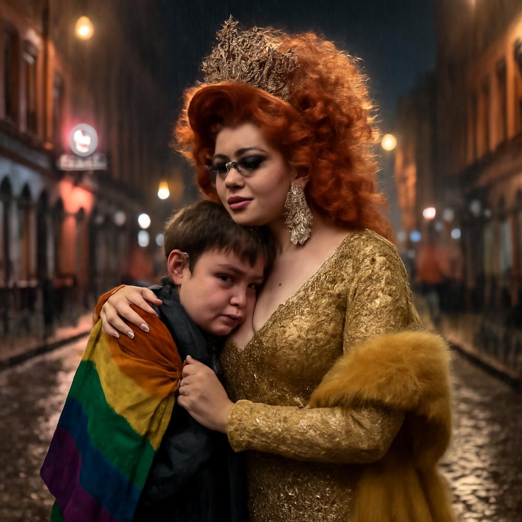 A solidariedade de Nana, ícone drag, protegeu um jovem na sua primeira noite na cidade