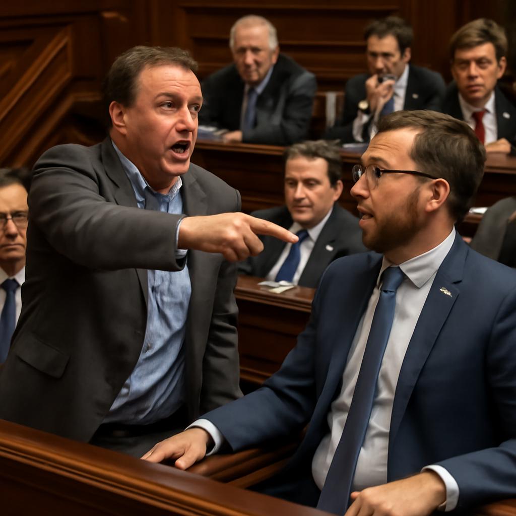 Conflito no Senado do Uruguai termina com suspensão após ofensa ofensiva, mobilizando solidariedade contra o preconceito