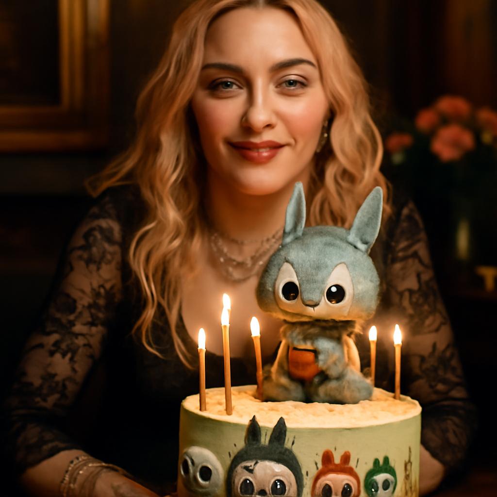Rainha do Pop ganha festa com o boneco Labubu, fenômeno fashion que conquistou o mundo