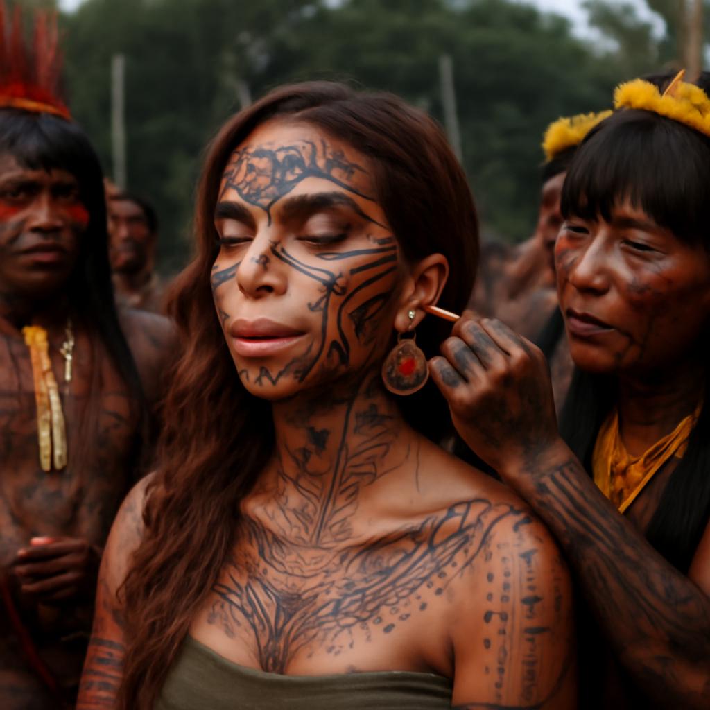 Cantora participa de ritual tradicional no Mato Grosso e reafirma apoio às causas indígenas e ao meio ambiente
