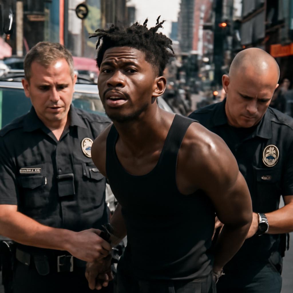 Rapper enfrenta prisão e hospitalização após andar seminú no centro de Los Angeles; fãs acompanham preocupados