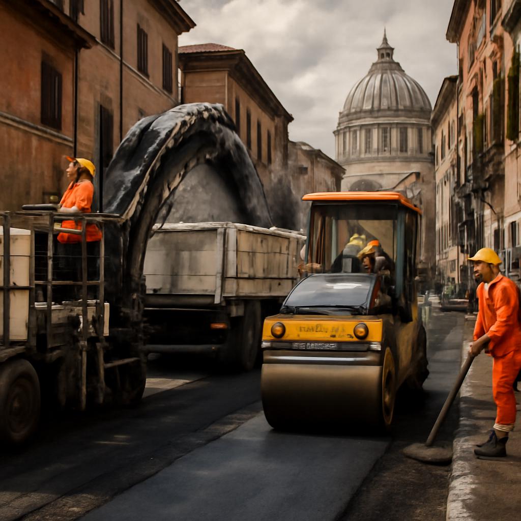 Trabalhos em vias como via della Madonna del Riposo afetam trânsito e estacionamento no período