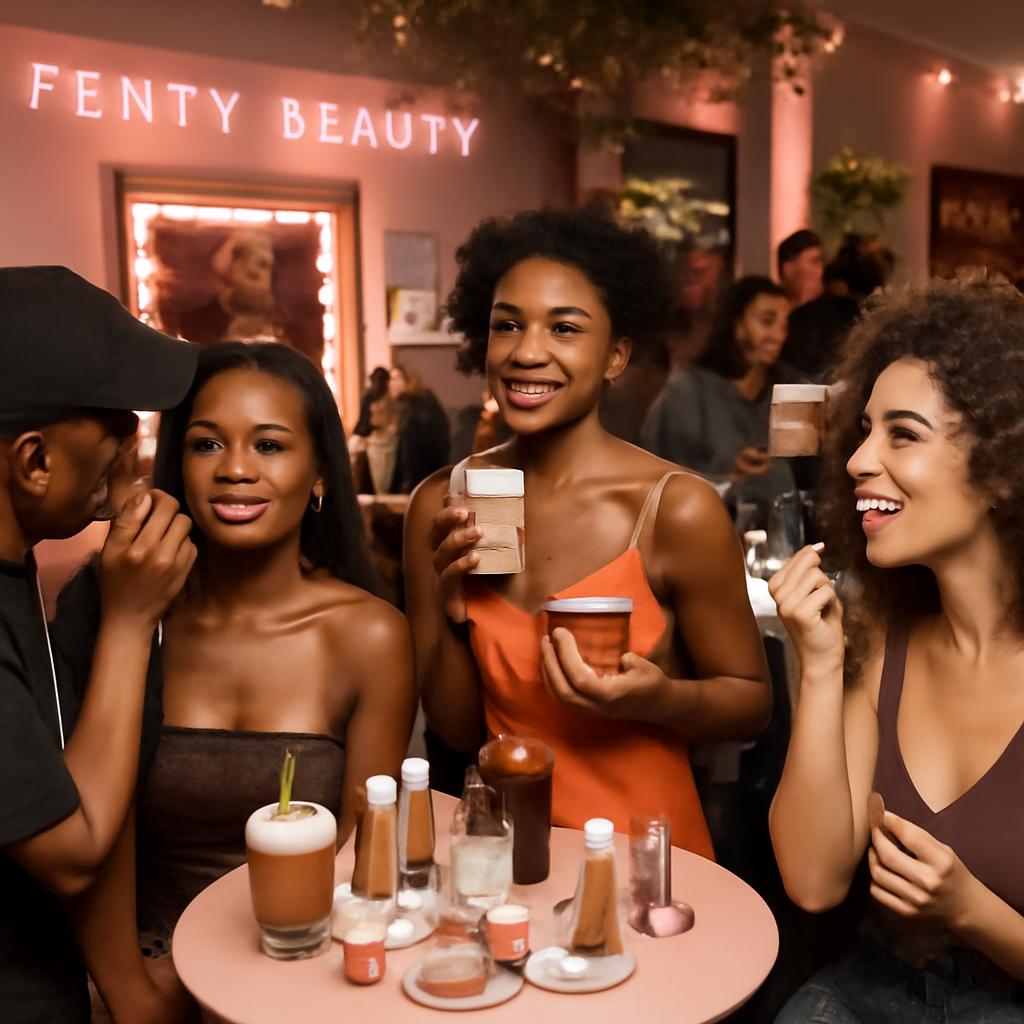 Evento gratuito da marca de Rihanna une beleza, música e café para celebrar a diversidade e autoestima