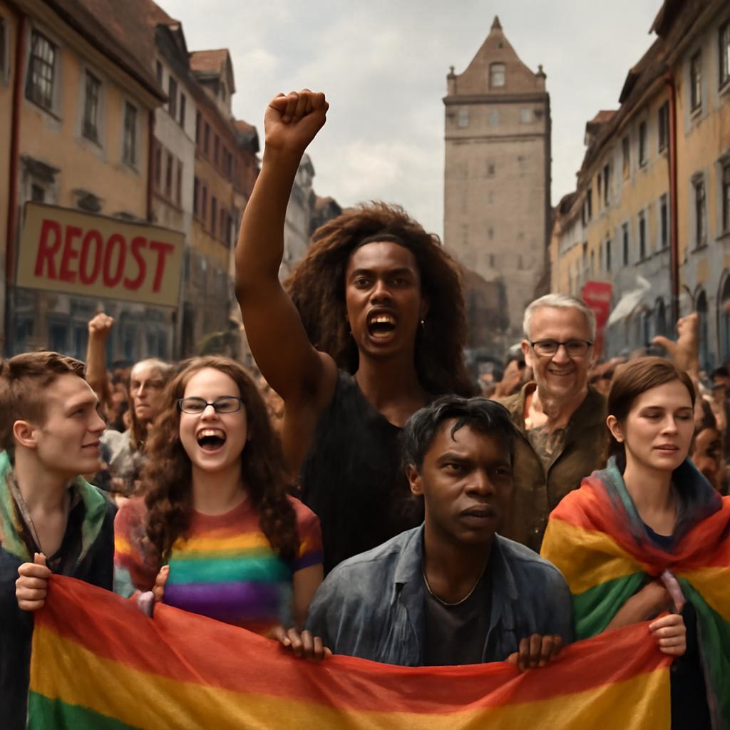 Drag local conduz passeio que resgata ativismo LGBTQIA+ e memórias esquecidas em Oberschwaben
