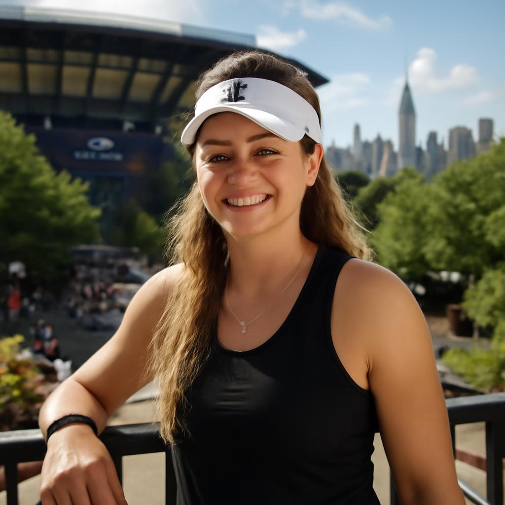 Entre passeios tranquilos e shows inesquecíveis, a tenista reflete sobre sua energia e foco durante o torneio em Nova York, EUA