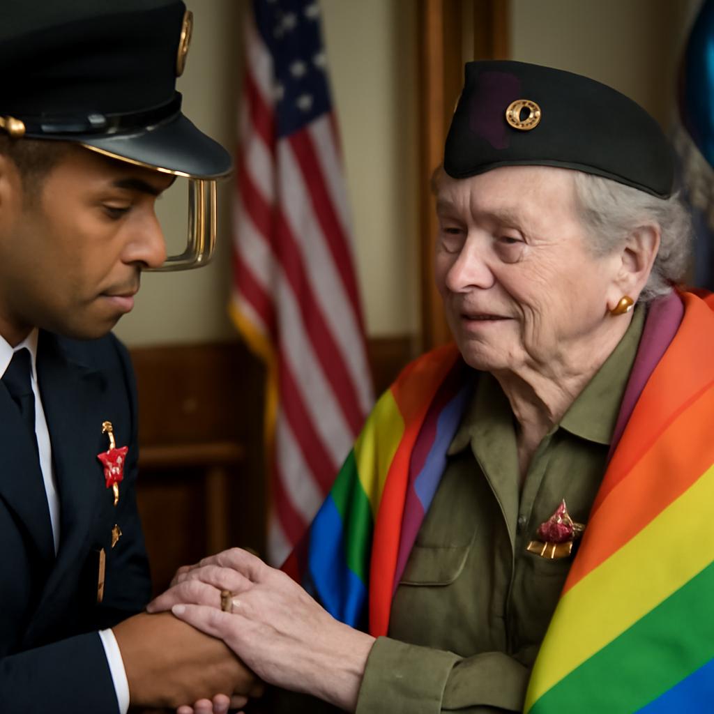 Após mais de 45 anos, ex-militar demitida por ser gay é reconhecida e resgata orgulho com berete restaurado