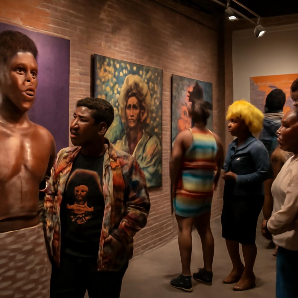 Mostra reúne obras impactantes que resgatam história, resistência e beleza da comunidade negra LGBTQIA+