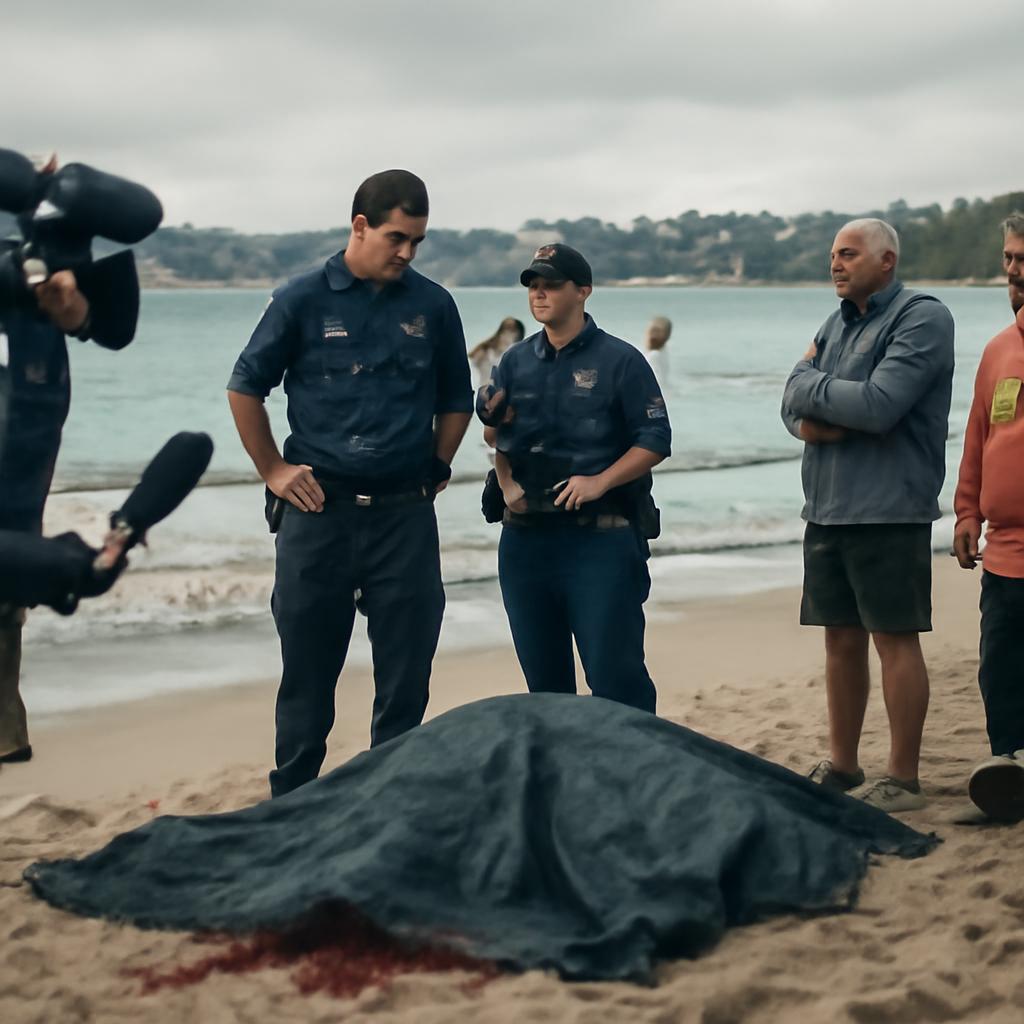 Homem em seus 50 anos morre após ataque, levando ao fechamento de praias e buscas intensas por drone