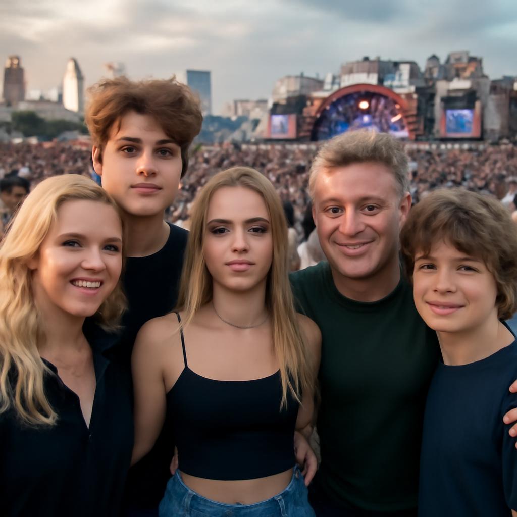 Casal celebre curte show em família e inspira pela conexão e diversão no Autódromo de Interlagos, São Paulo