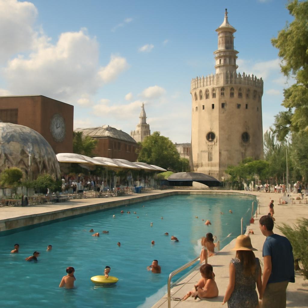 A cidade que sonhou com praias urbanas, teatros futuristas e shows de Lady Gaga às margens do Guadalquivir