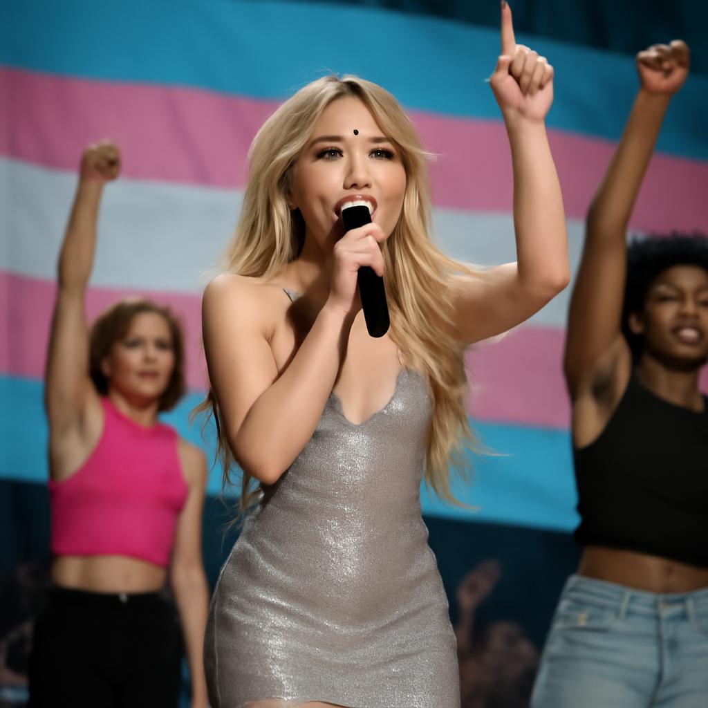Cantora usa palco do MTV VMAs para celebrar a comunidade trans com mensagem poderosa e visual impactante