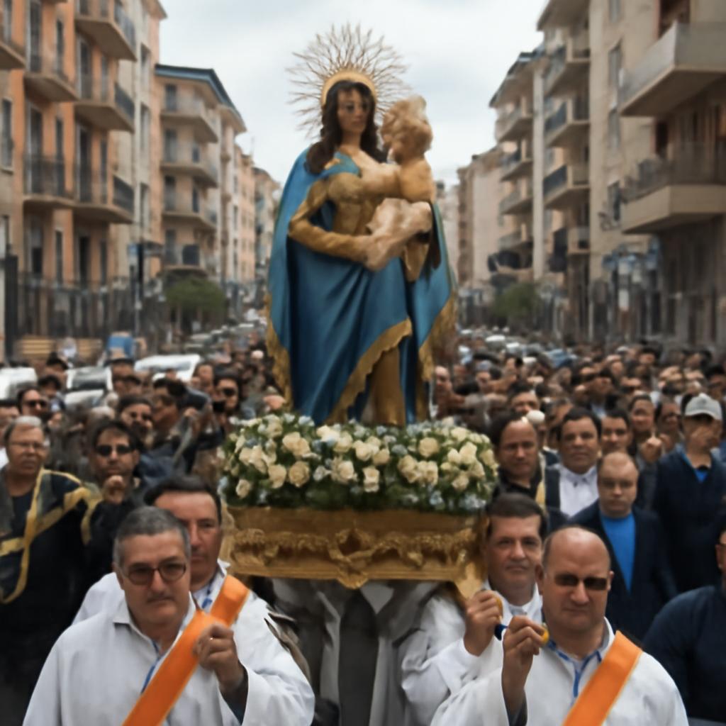 Evento religioso movimenta Battipaglia com restrições de trânsito no dia 18 de setembro